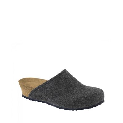 Birkenstock Grey 'Anthracite Audrey' ladies slippers